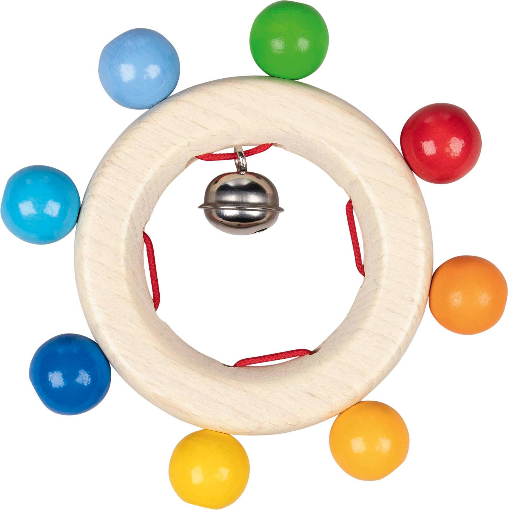 Rainbow Bead Grasp Ring