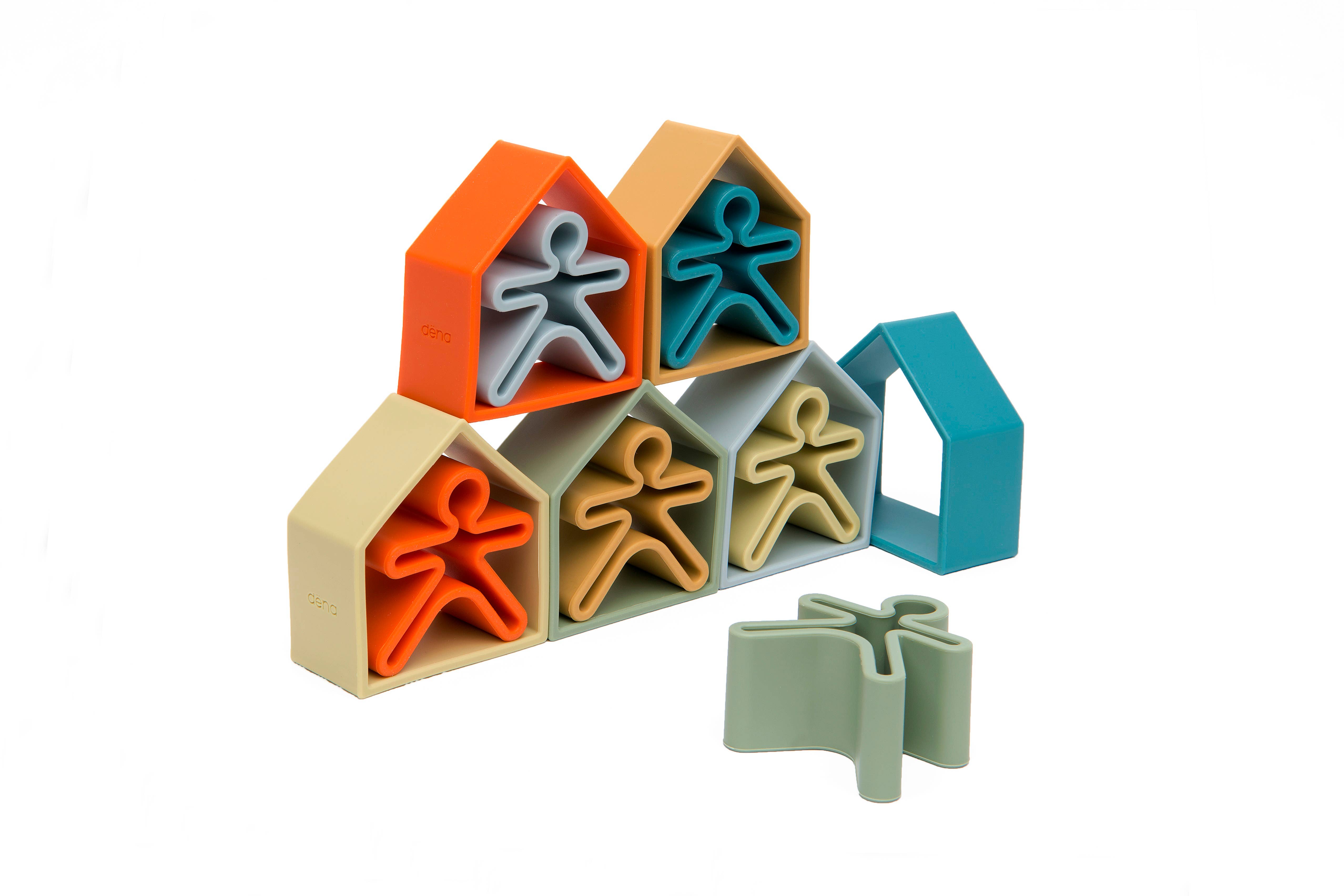 Nature Kids & Houses 6 Pack (Assorted Colors)