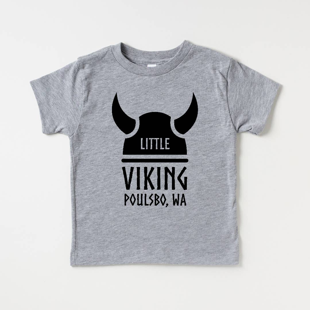 Poulsbo Little Viking Toddler T-Shirt: Athletic Heather, 2T